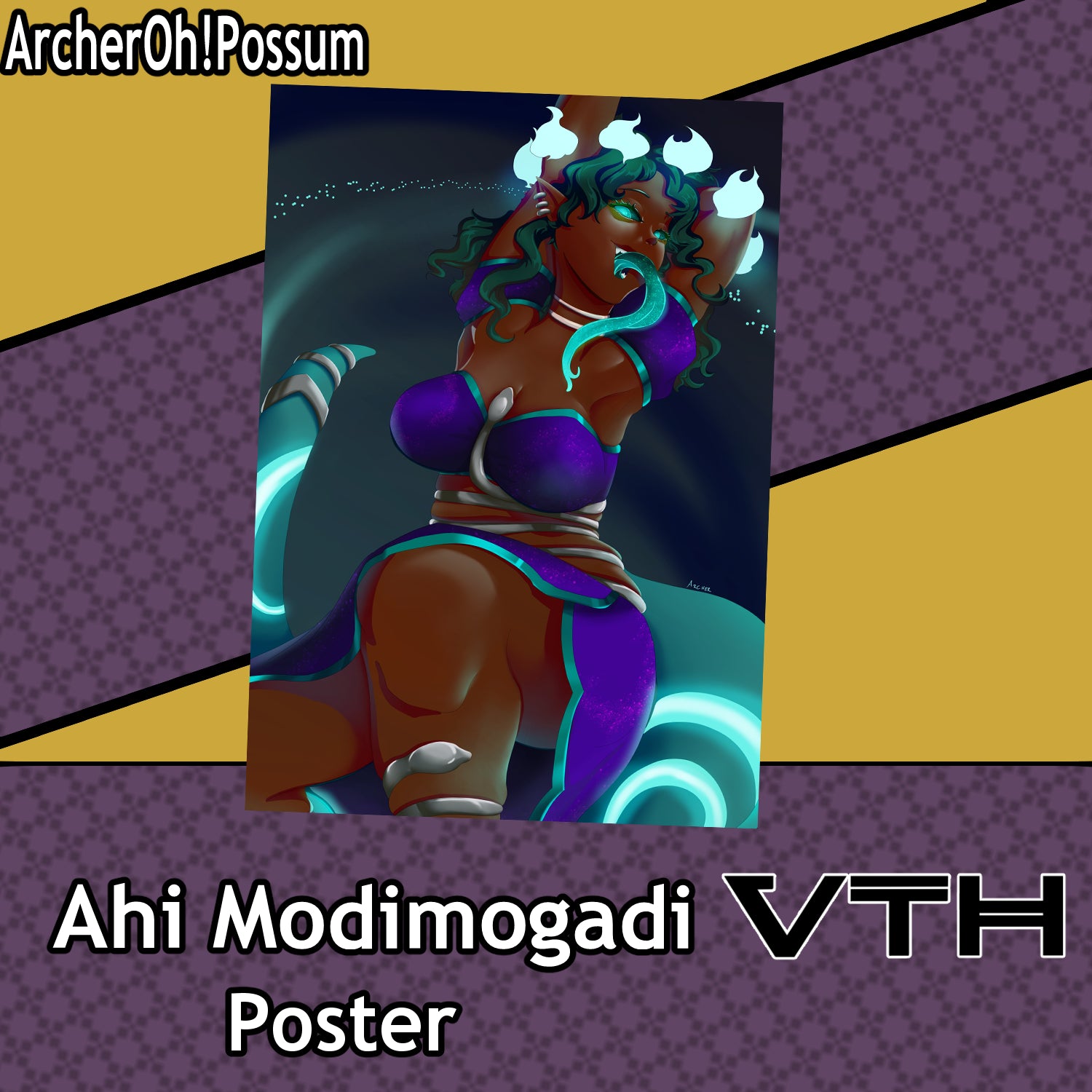Ahi Modimogadi Poster - ArcherOhPossum
