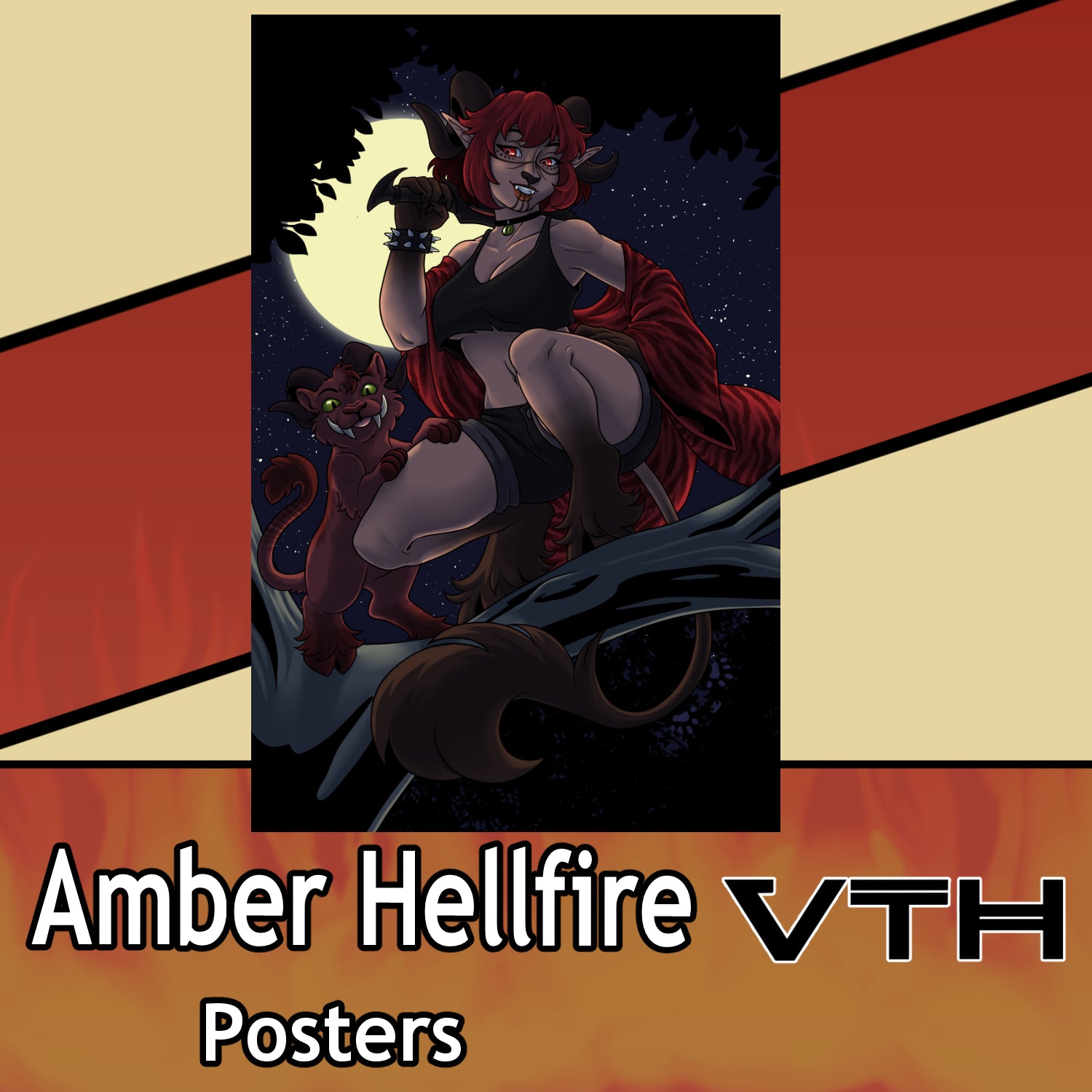 Amber Hellfire Assassin Extraordinaire Poster