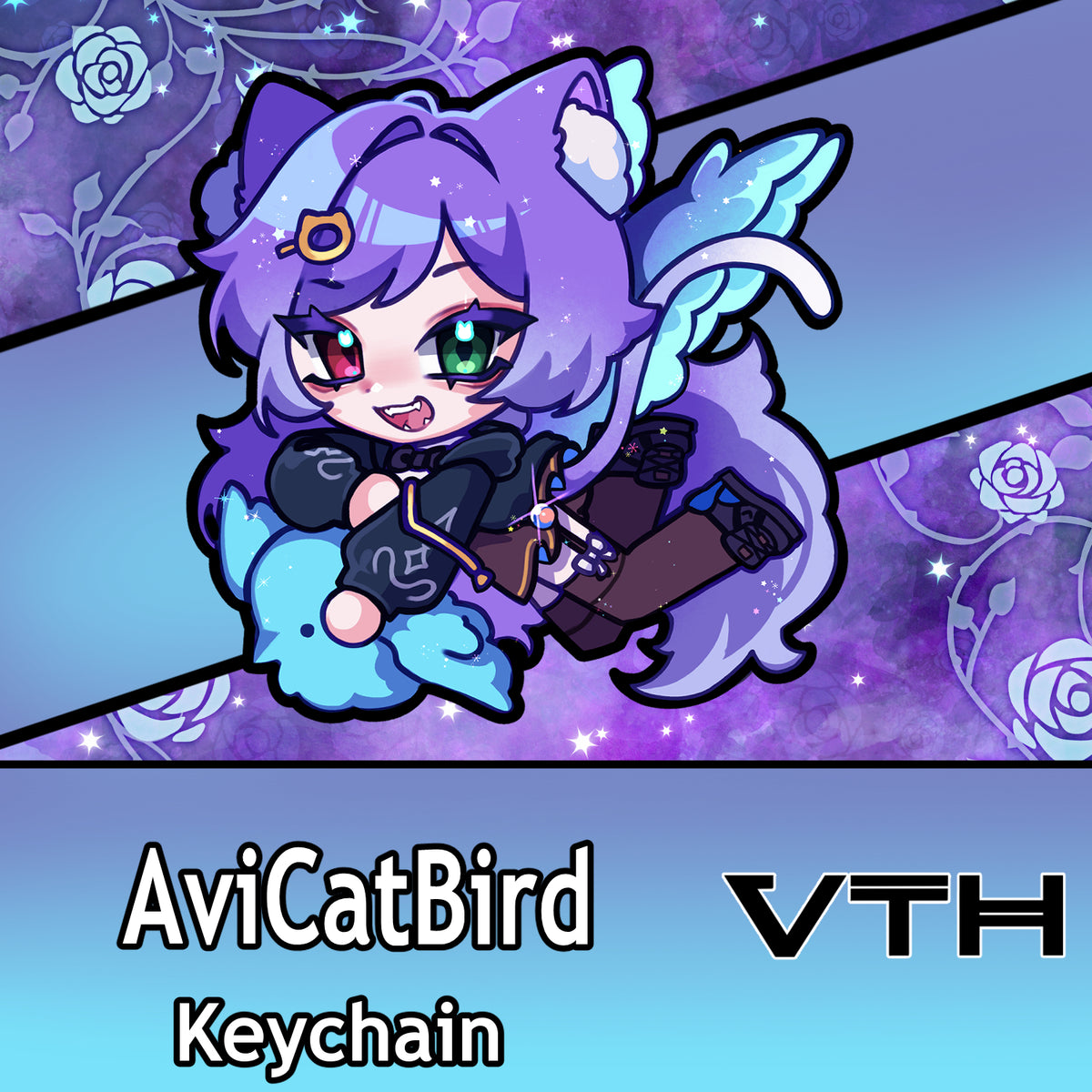 AviCatBird Keychain