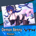 DemonBenny RockStar Pinup Poster