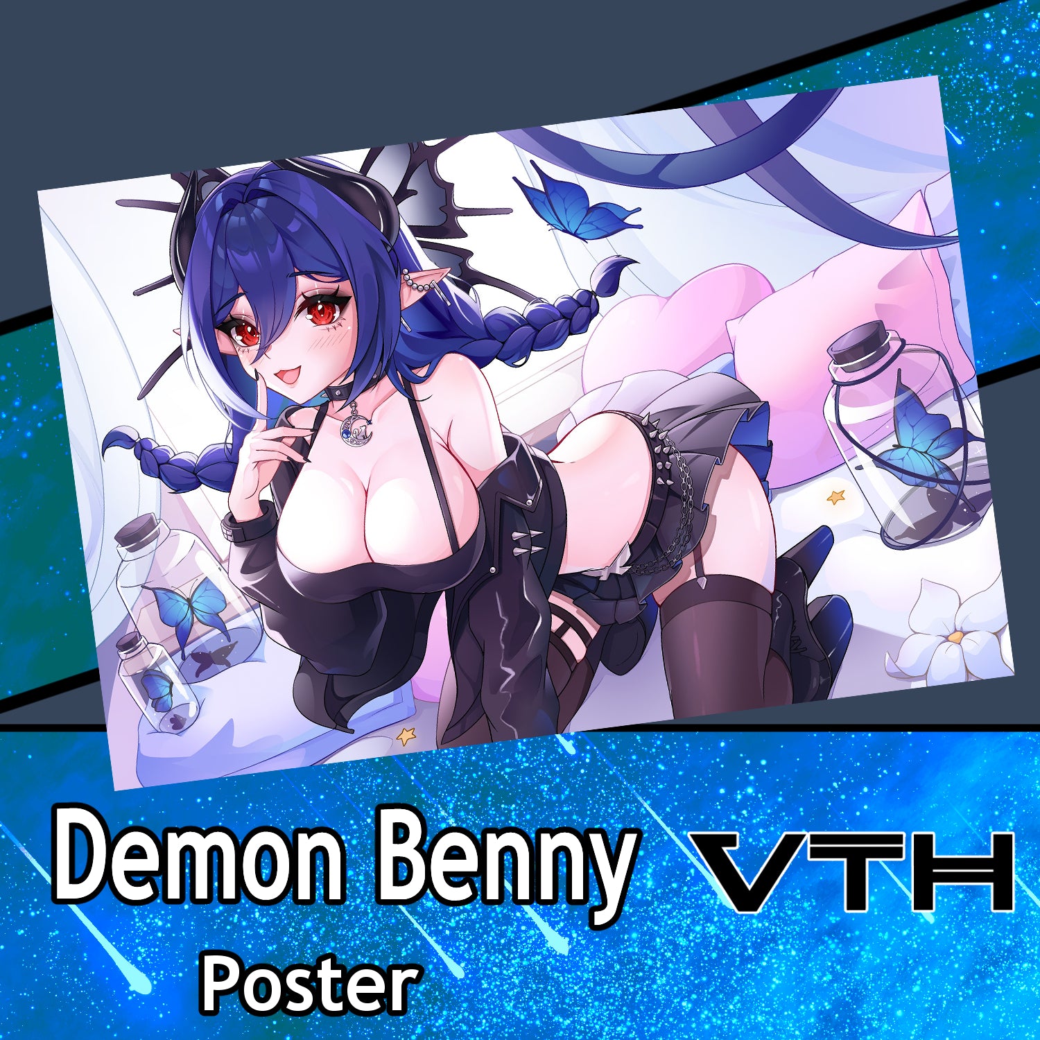 DemonBenny RockStar Pinup Poster