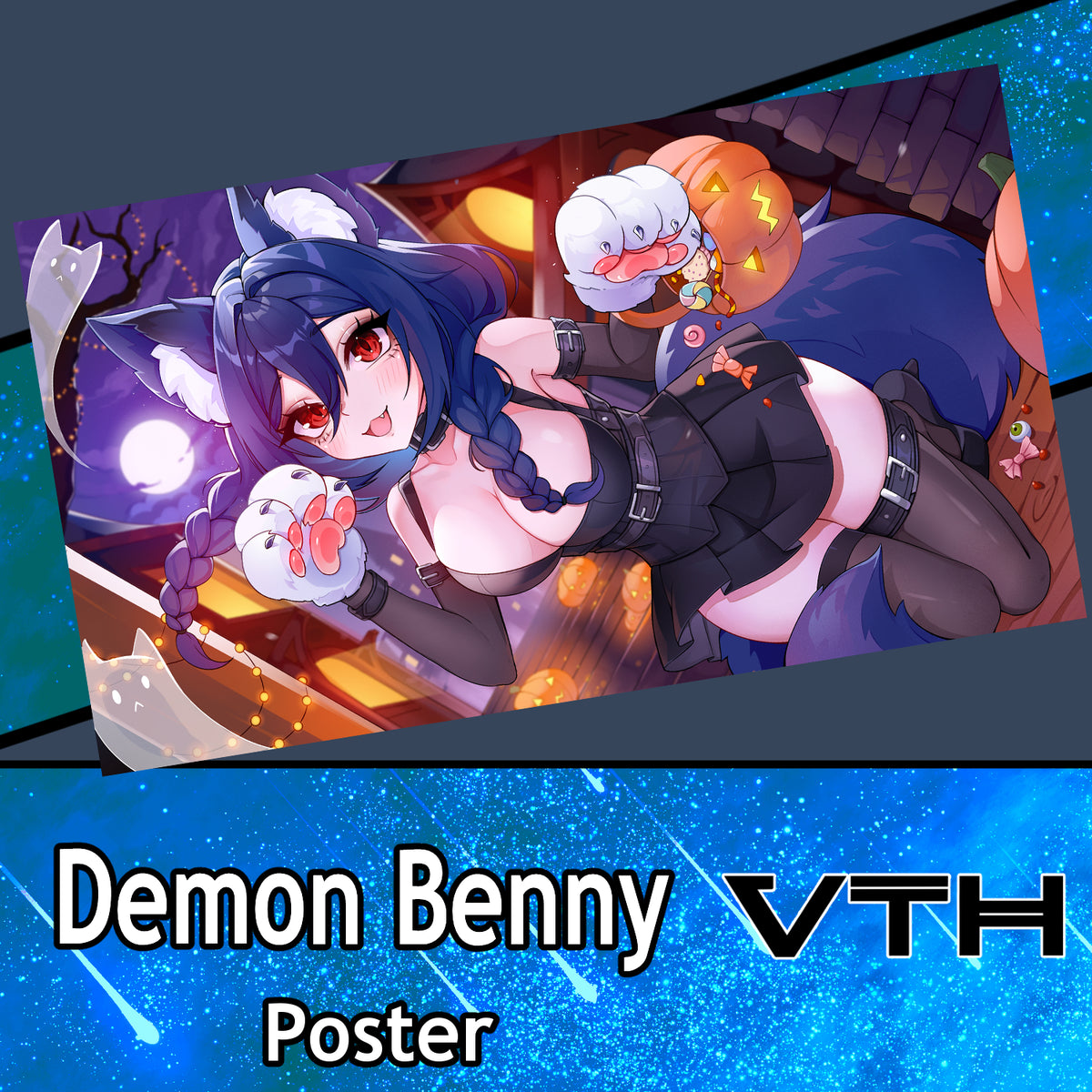 Demon Benny "Cat out of the bag" Poster