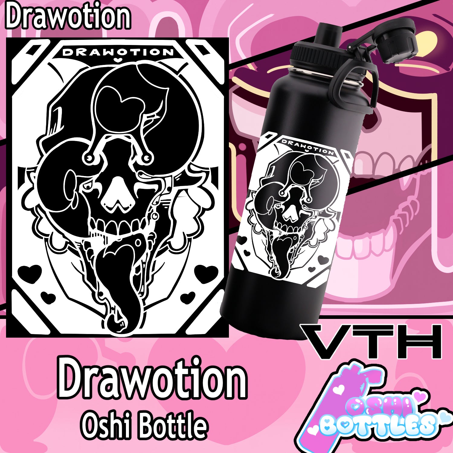 Drawotion Bone Slug Oshi Bottle
