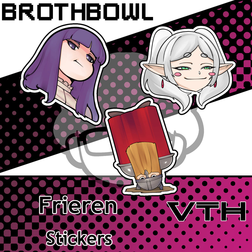Frieren Stickers - Brothbowl