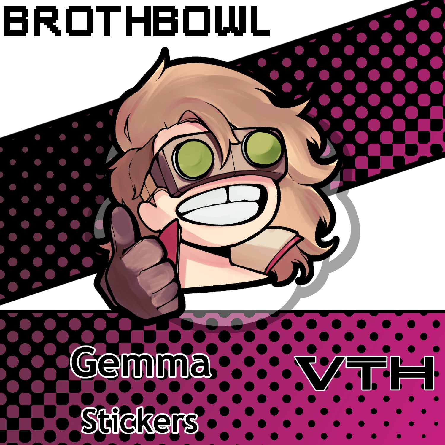 Gemma Thumbs Up Sticker - Brothbowl