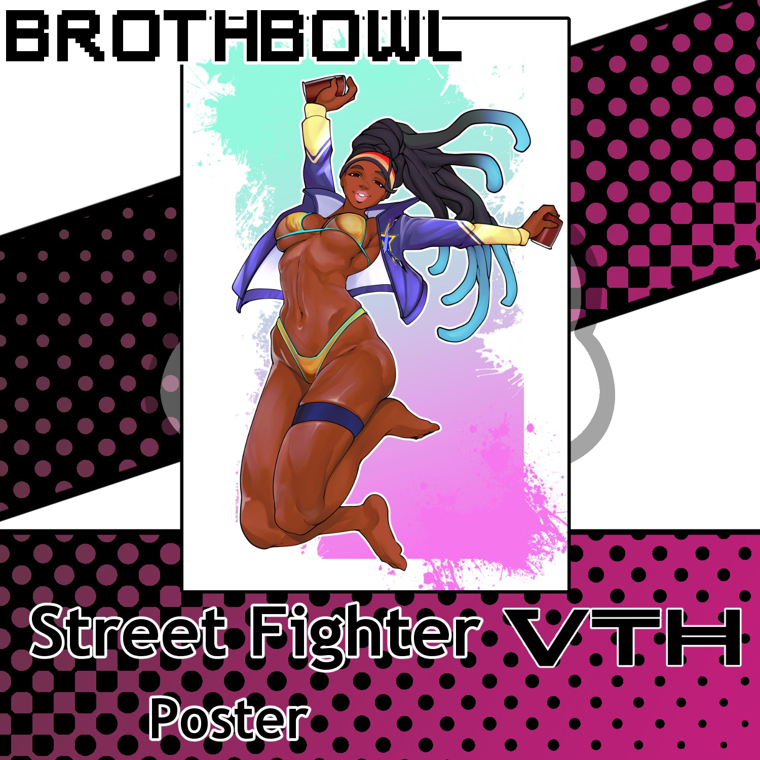 Street Fighter Kimberly Poster - Brothbowl