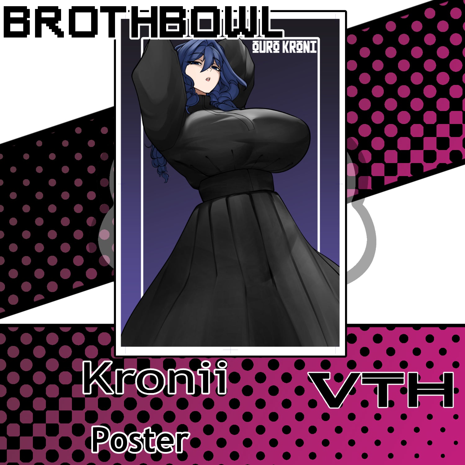 Hololive Ouro Kronii Poster - Brothbowl