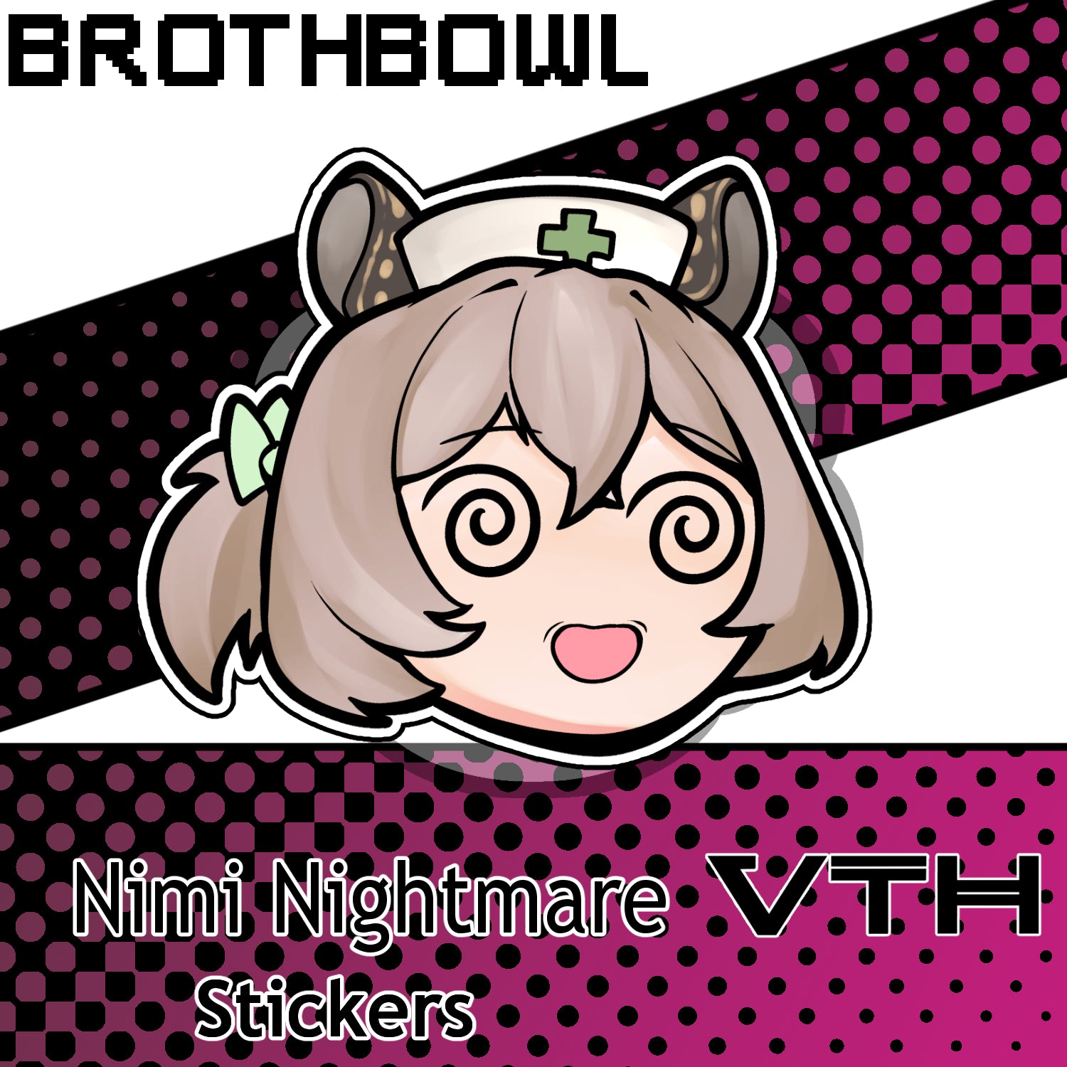 Nimi Nightmare Emote Stickers - Brothbowl