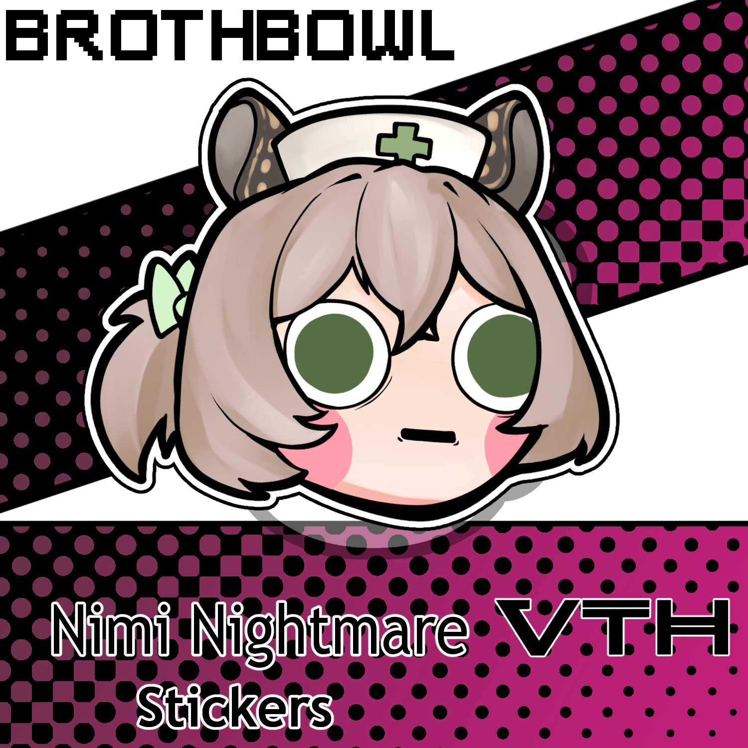 Nimi Nightmare Emote Stickers - Brothbowl