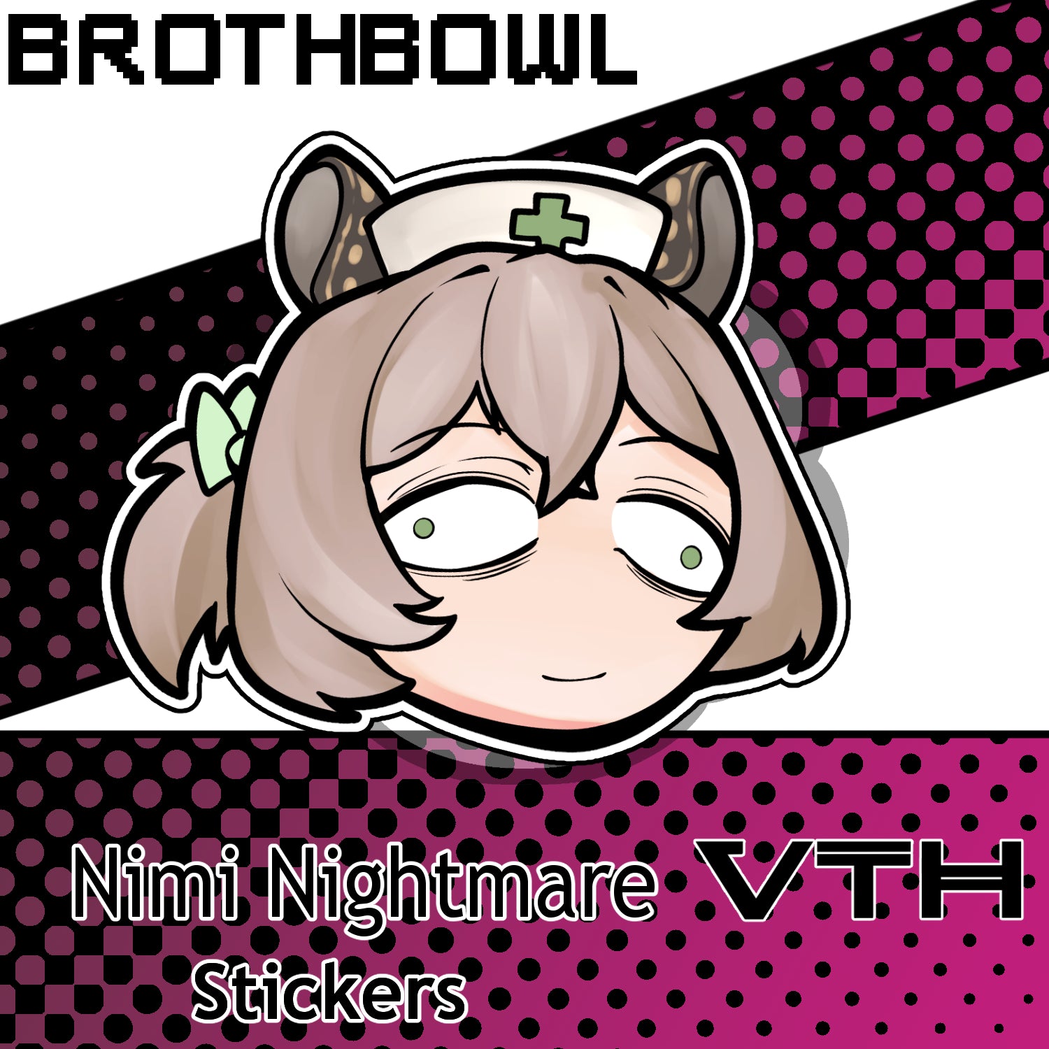 Nimi Nightmare Emote Stickers - Brothbowl