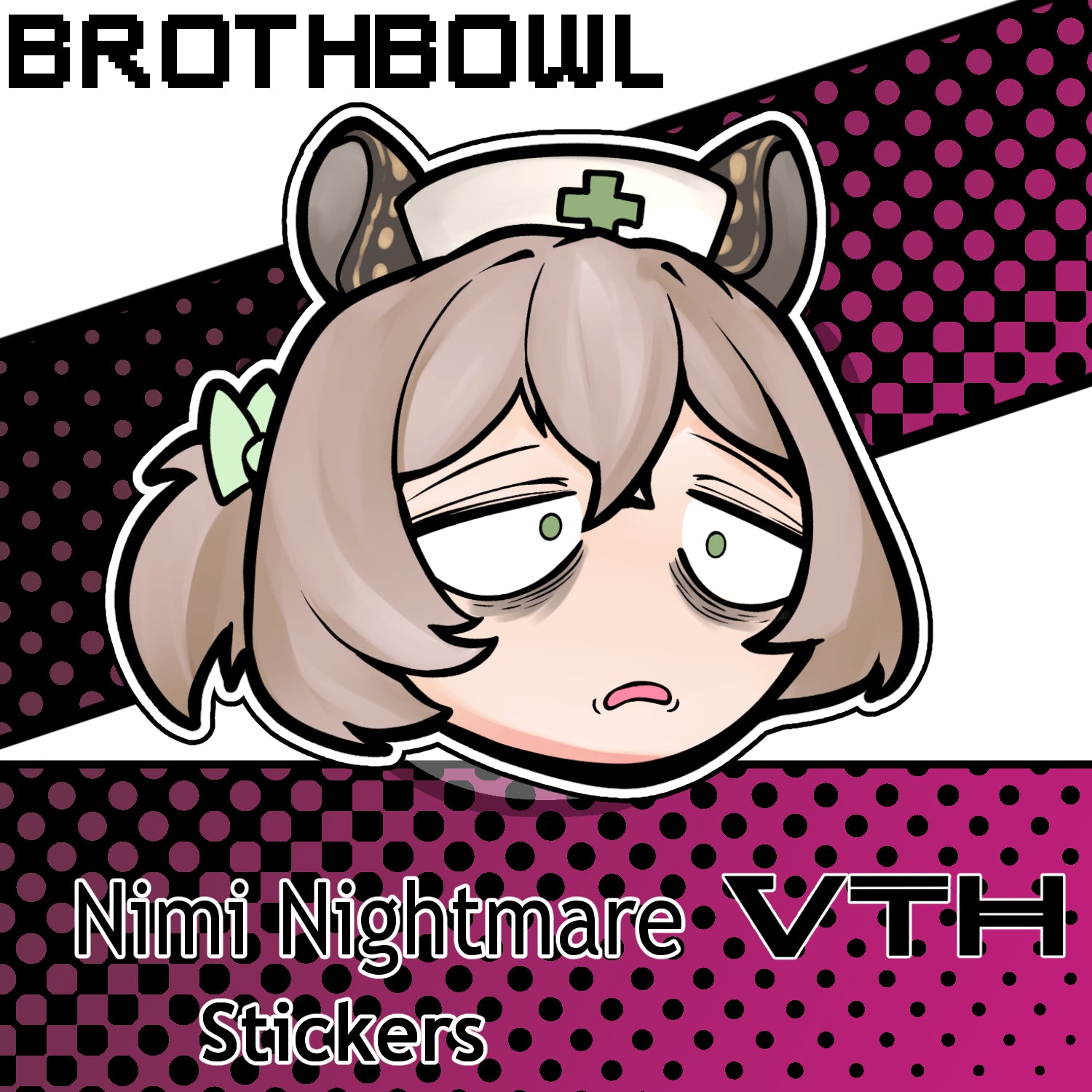 Nimi Nightmare Emote Stickers - Brothbowl