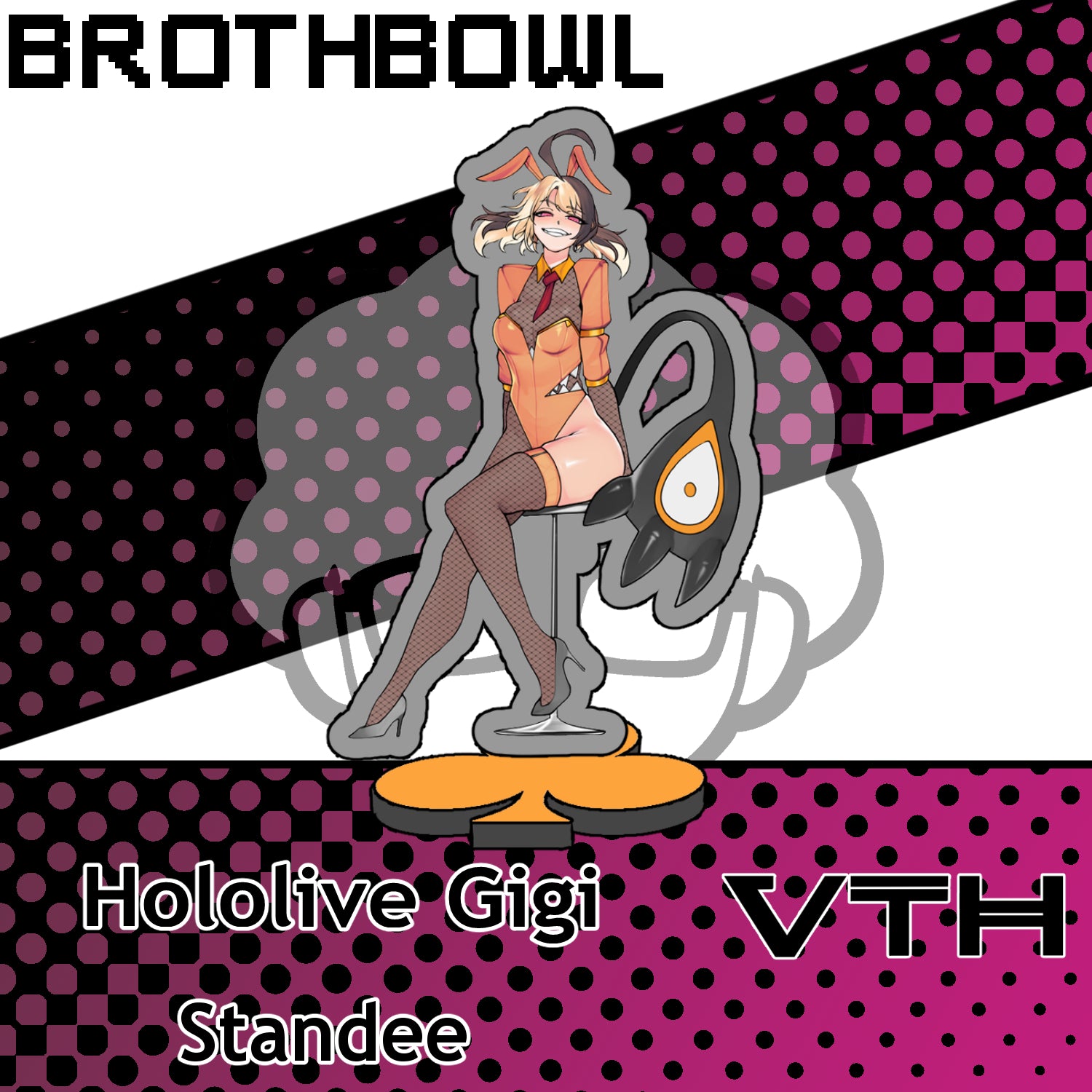 Hololive Gigi Murin Standee - Brothbowl