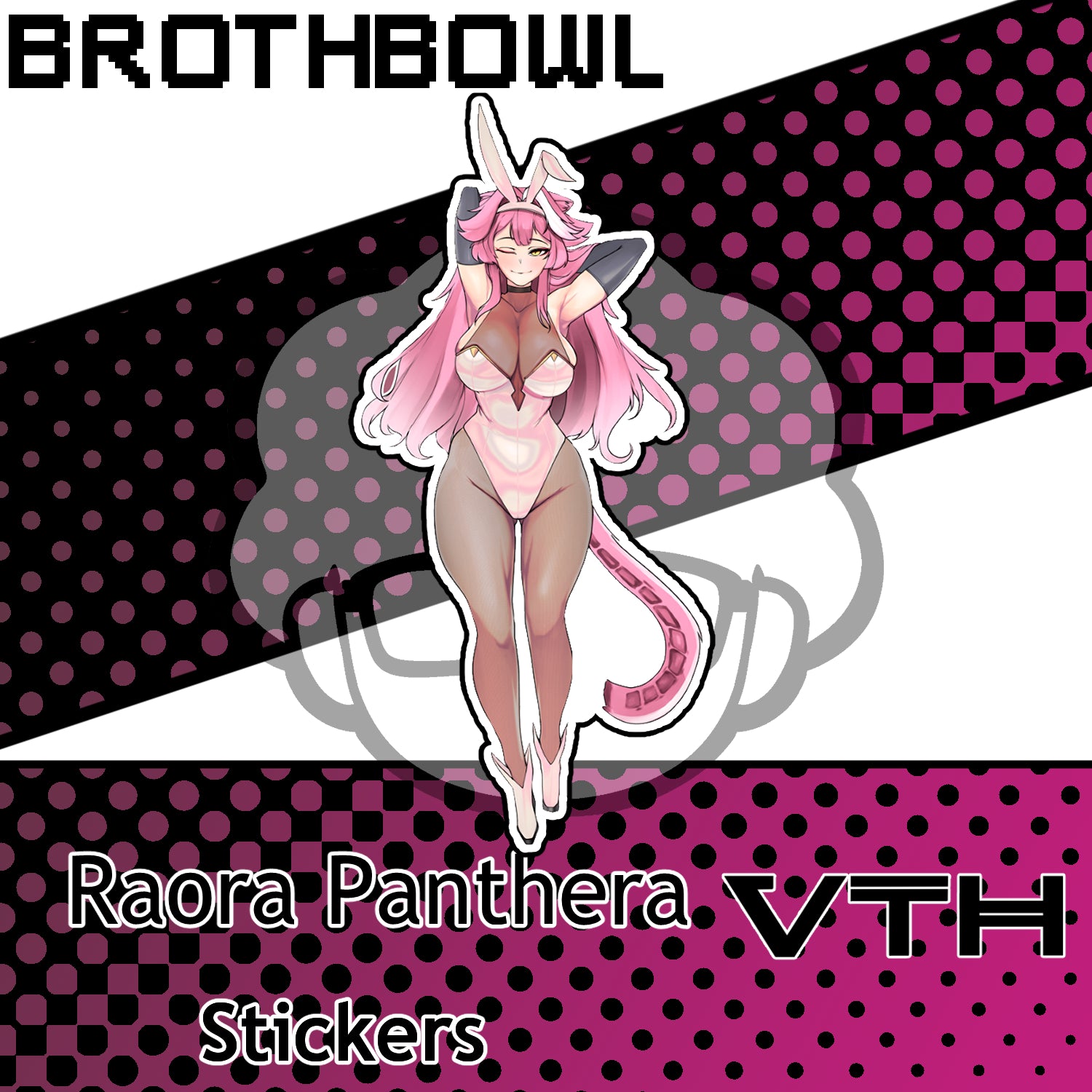 Hololive Raora Panthera Sticker - Brothbowl