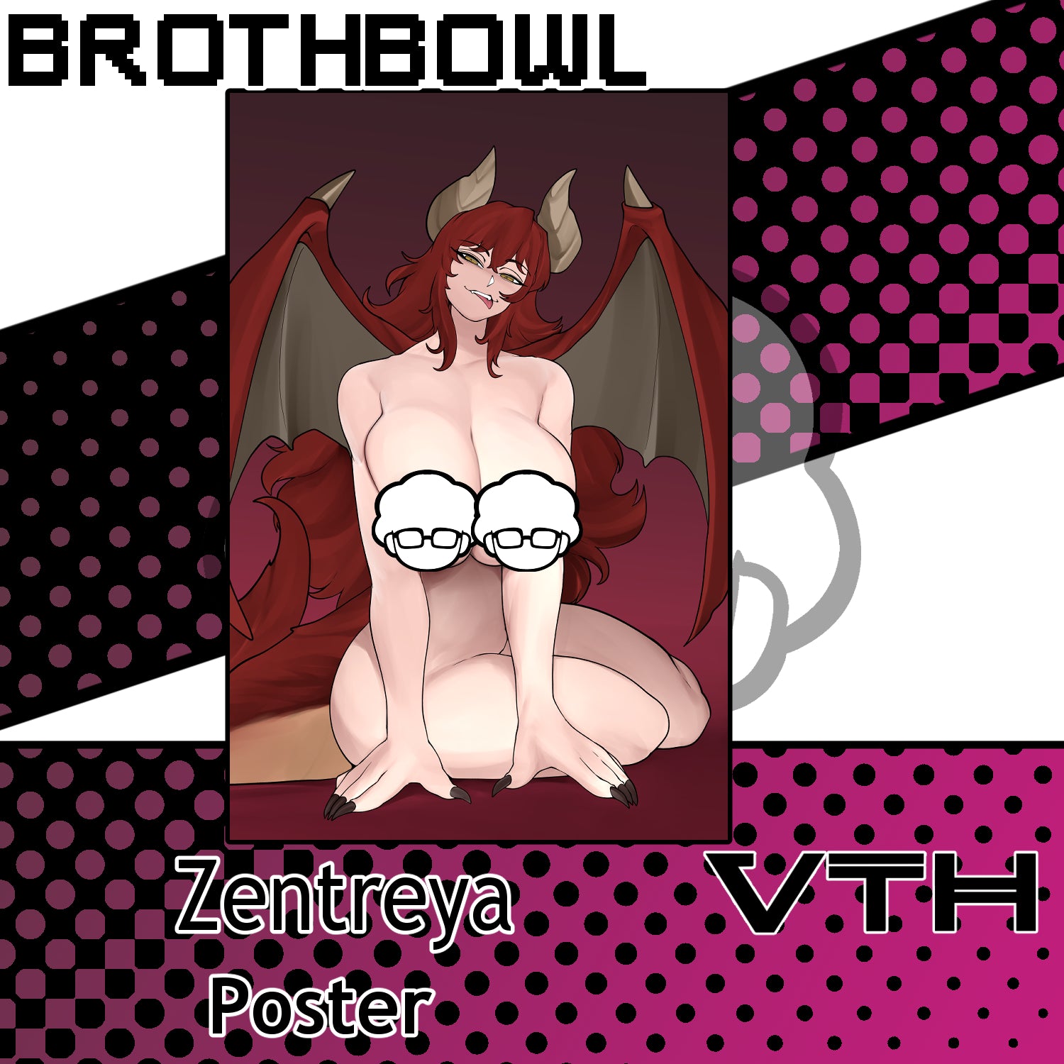 Naked Zentreya Poster - Brothbowl