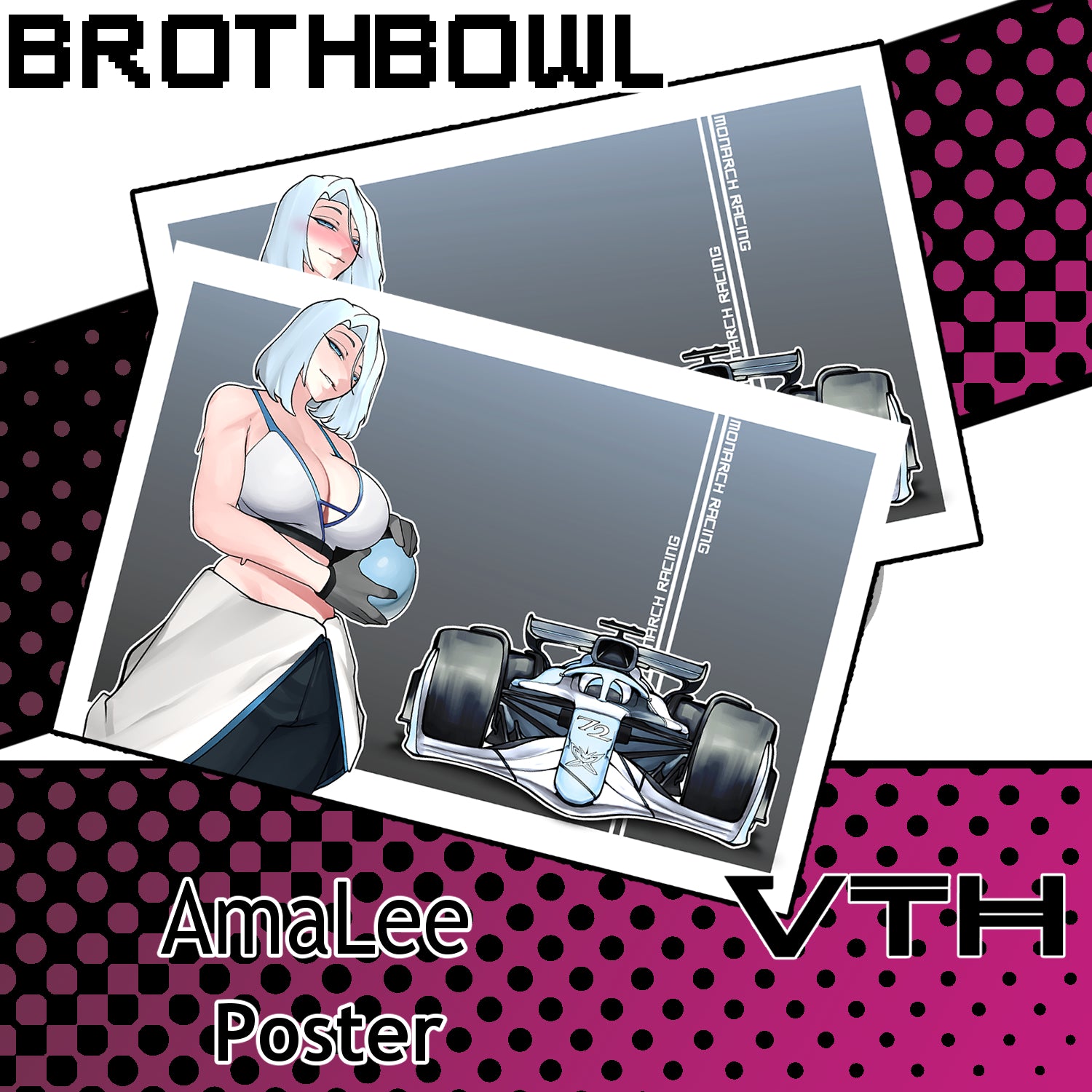 Monarch Racing Poster - Brothbowl