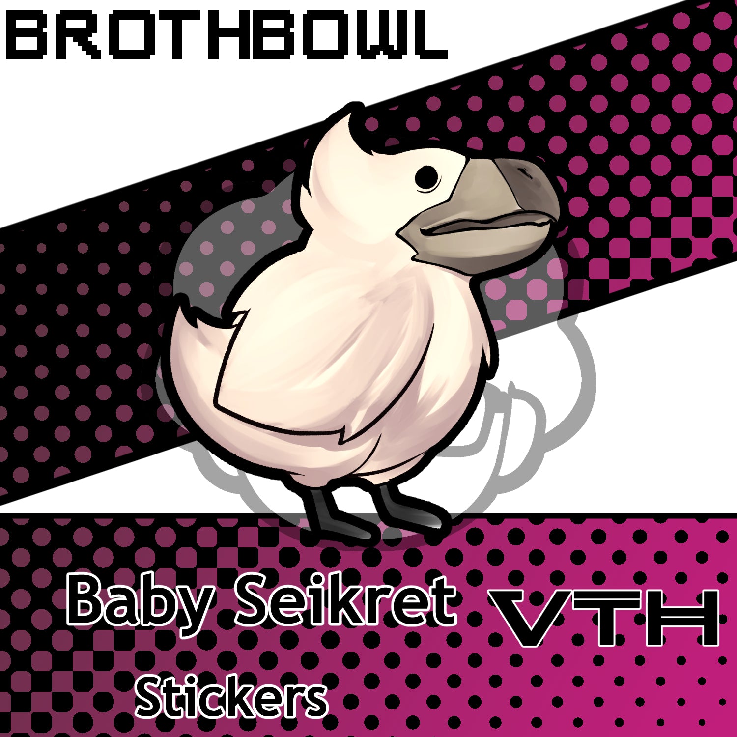 Baby Seikret Sticker - Brothbowl