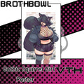 Gothic Squirrel Girl Poster - Brothbowl