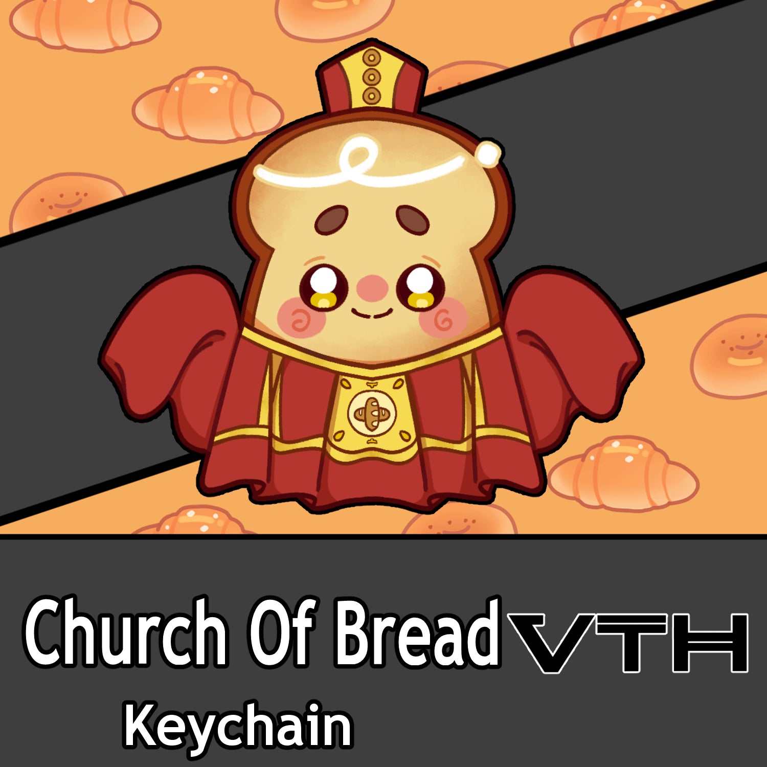 Church of Bread Father Amylase Keychain