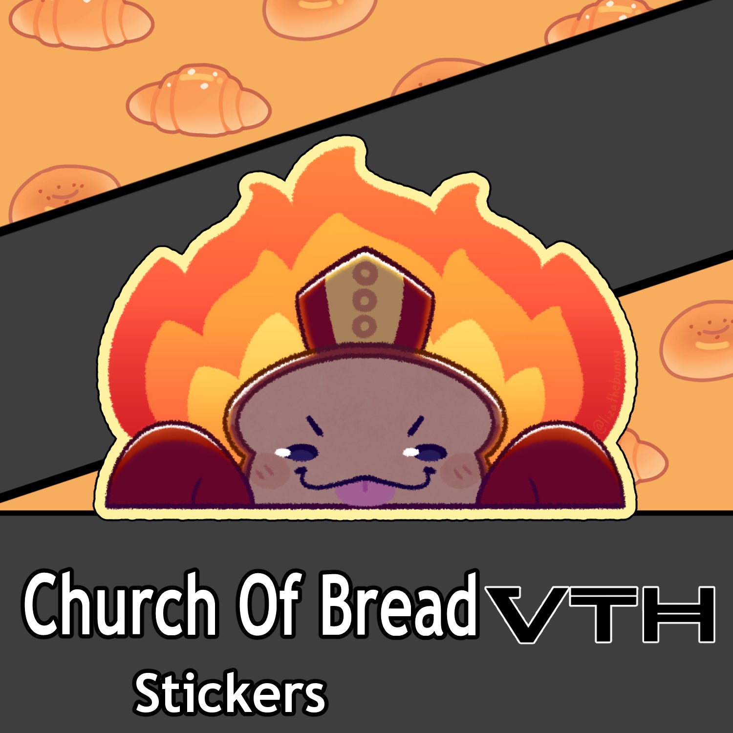 Church of Bread Father Amylase Arson Sticker