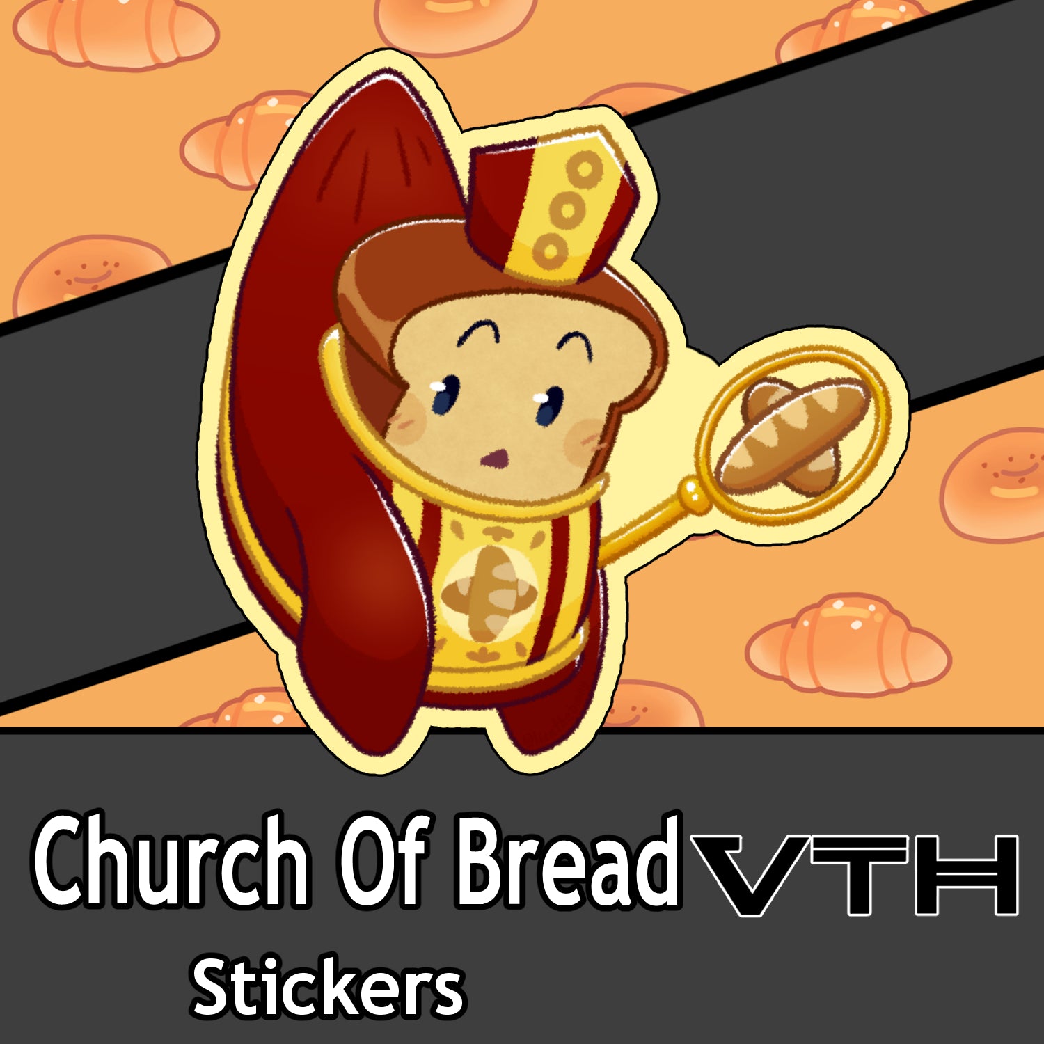 Church of Bread Father Amylase Dangle Sticker