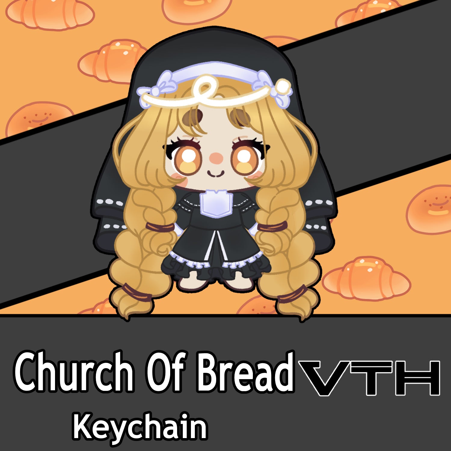 Church of Bread Chibi Keychain