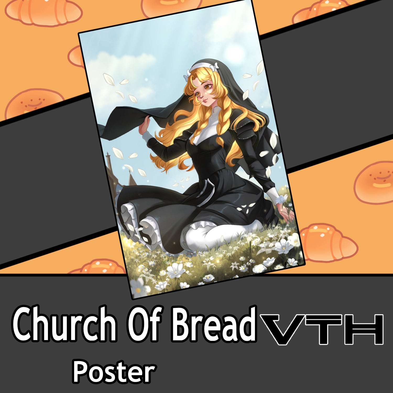 Church of Bread Flower Poster