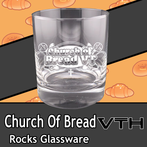 Church of Bread Logo Rocks Glass