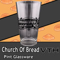 Church Of Bread Logo Pint Glass
