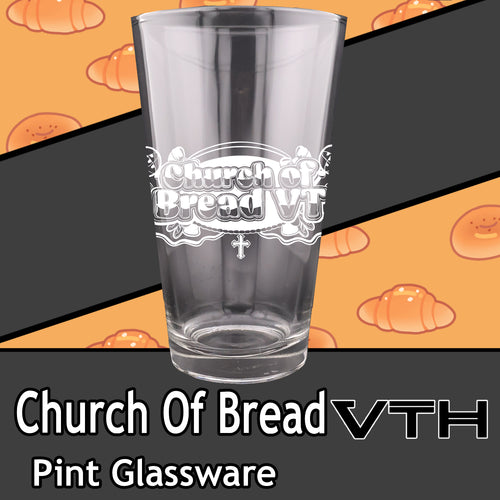 Church Of Bread Logo Pint Glass