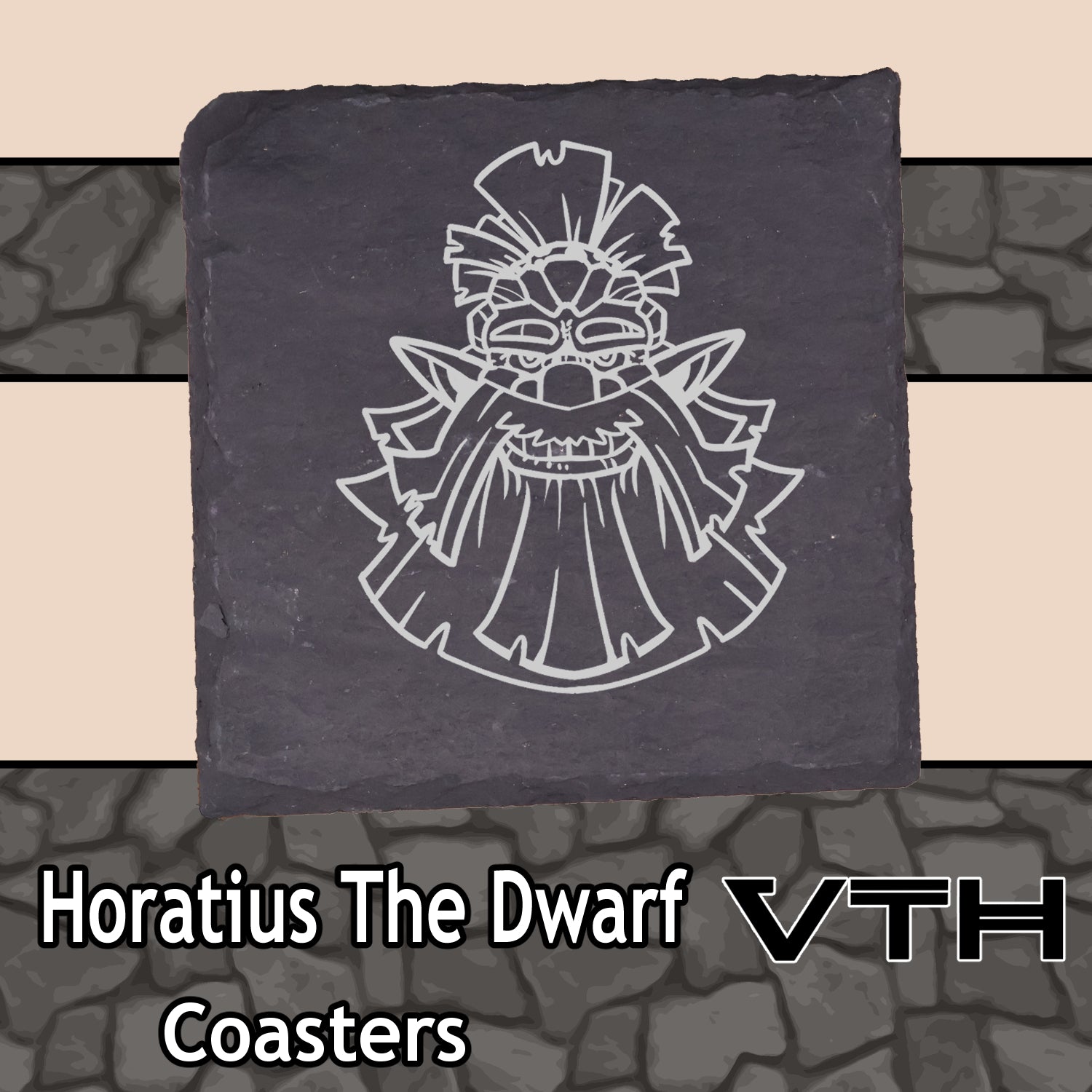 HoratiusTheDwarf Bust Coaster