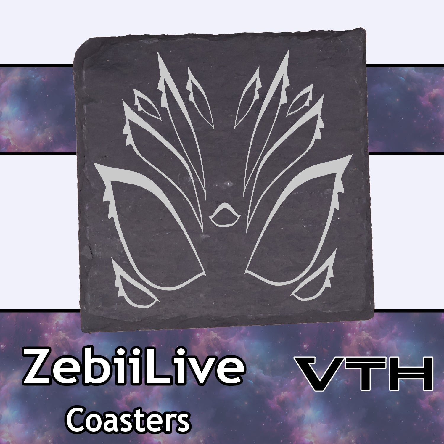 ZebiiLIVE Eyes Coaster
