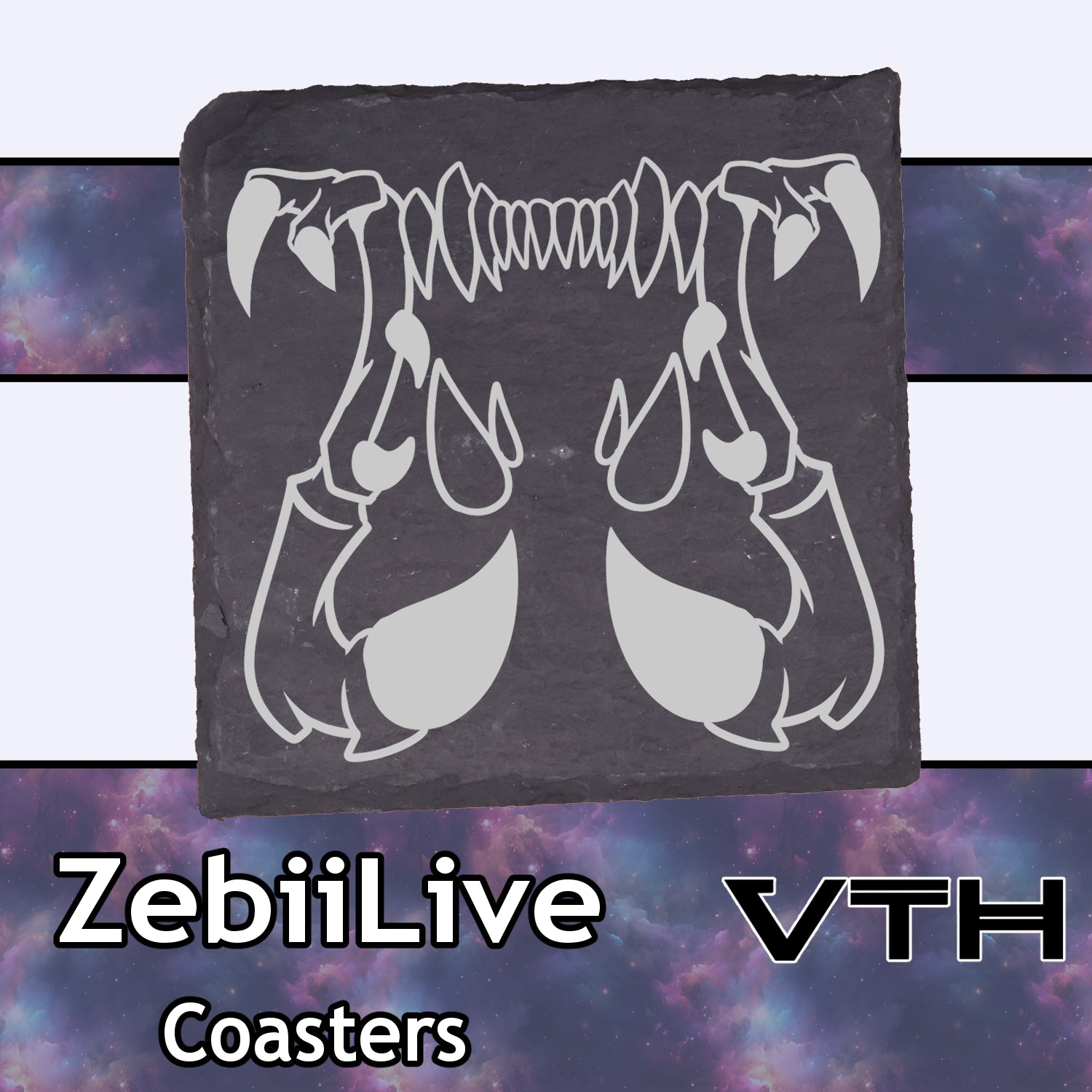 ZebiiLIVE Teeth Coaster