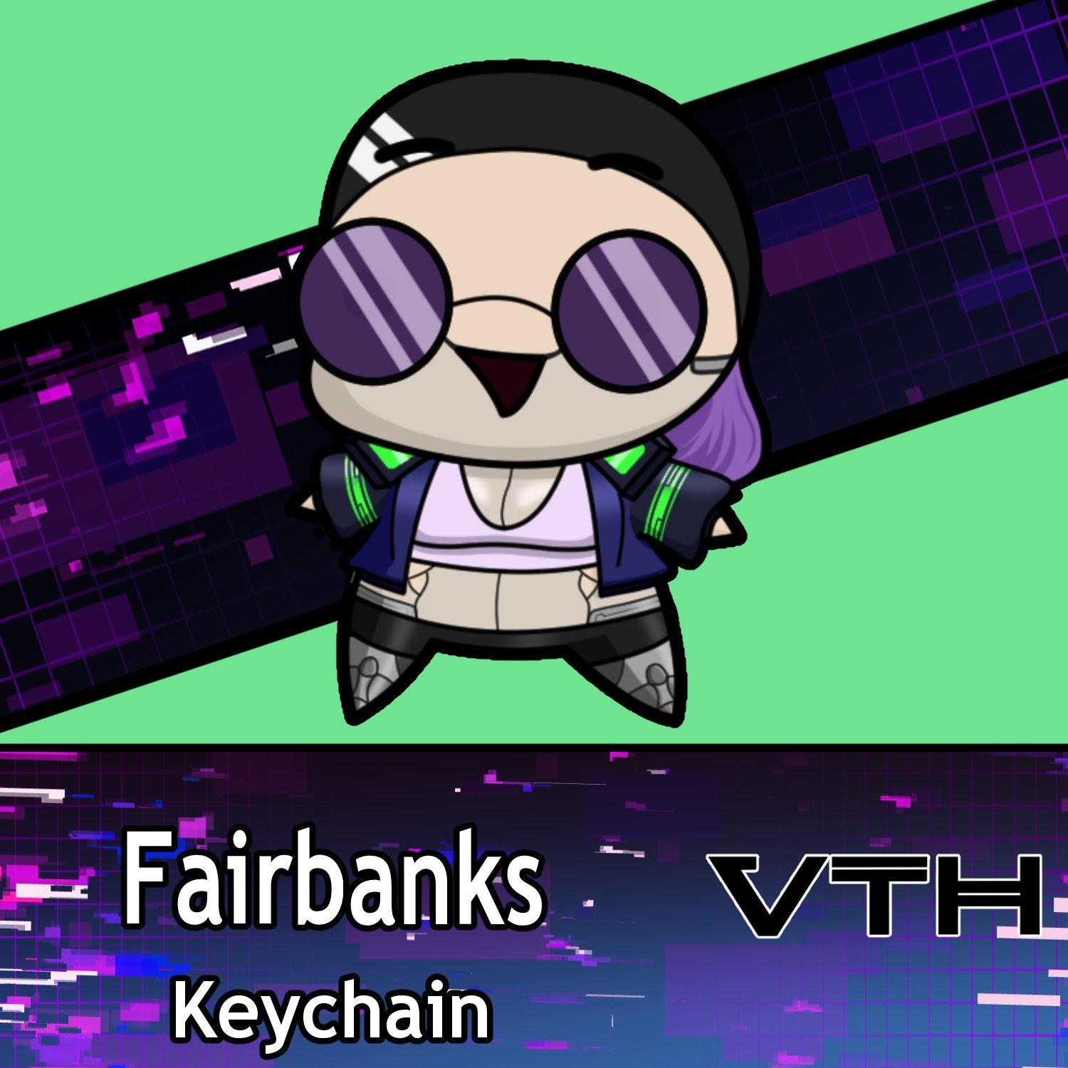 Fairbanks Lil Guy Keychain