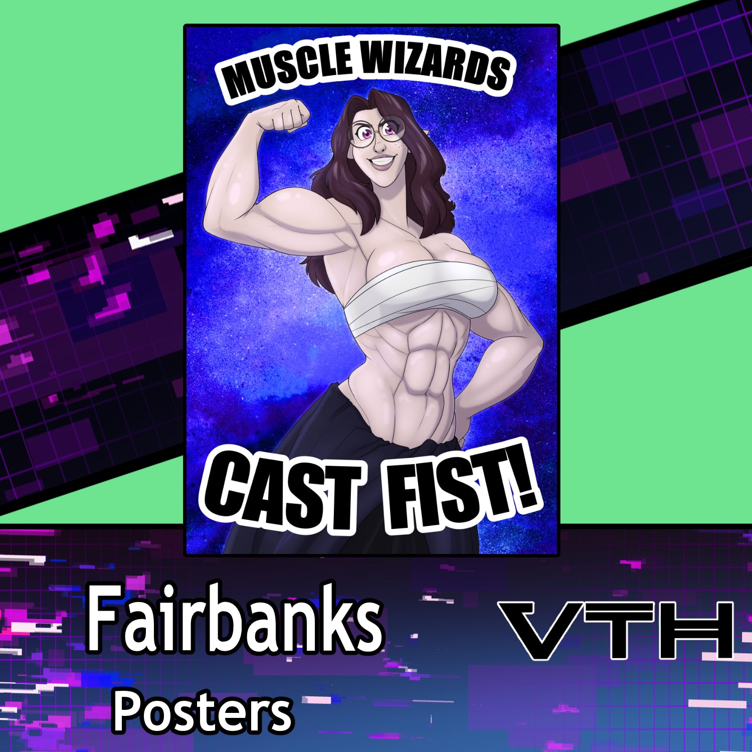 Fairbanks Muscle Wizards Poster