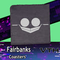 Fairbanks Logo Coaster