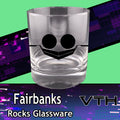 Fairbanks Logo on the Rocks Glass
