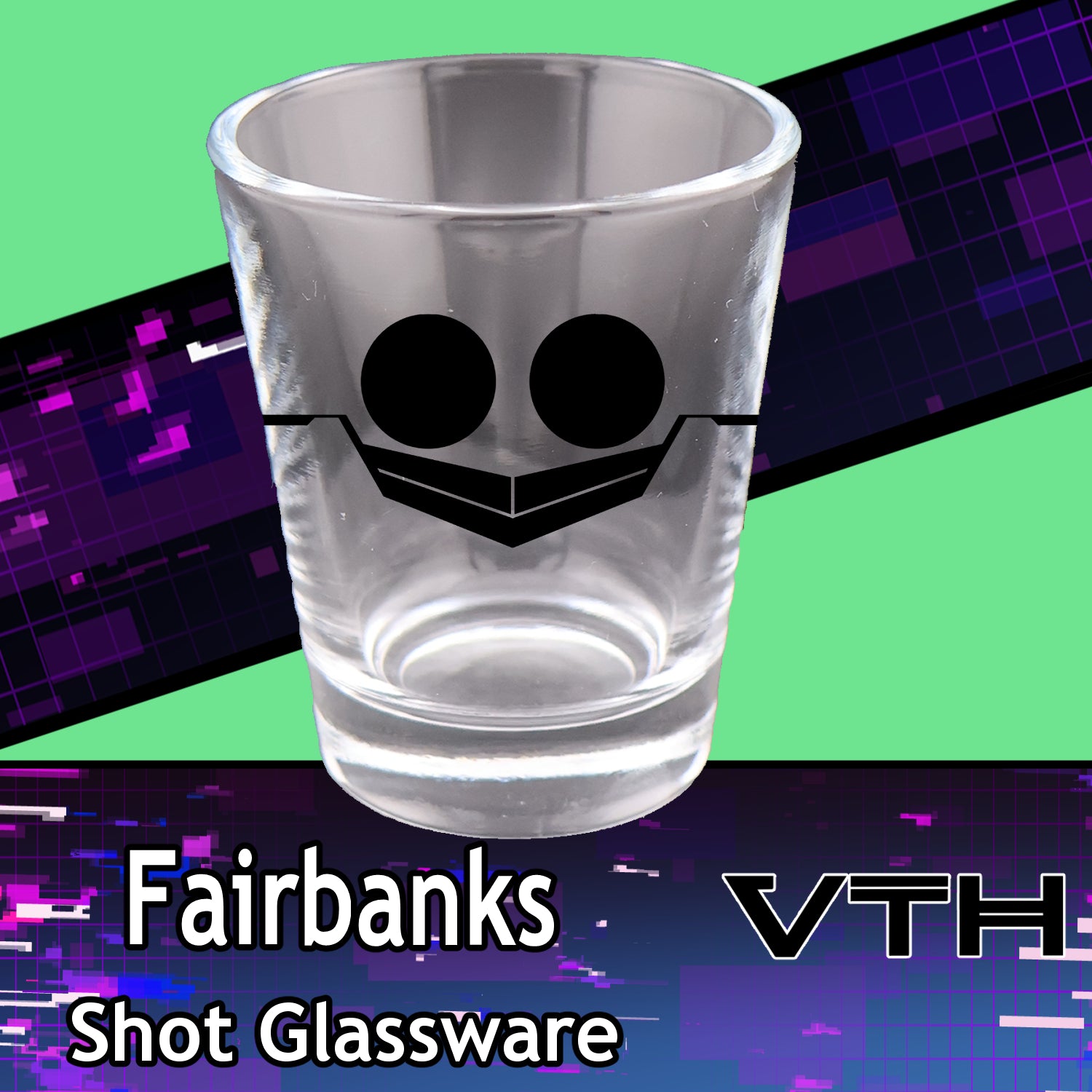 Fairbanks Logo Shot Glass