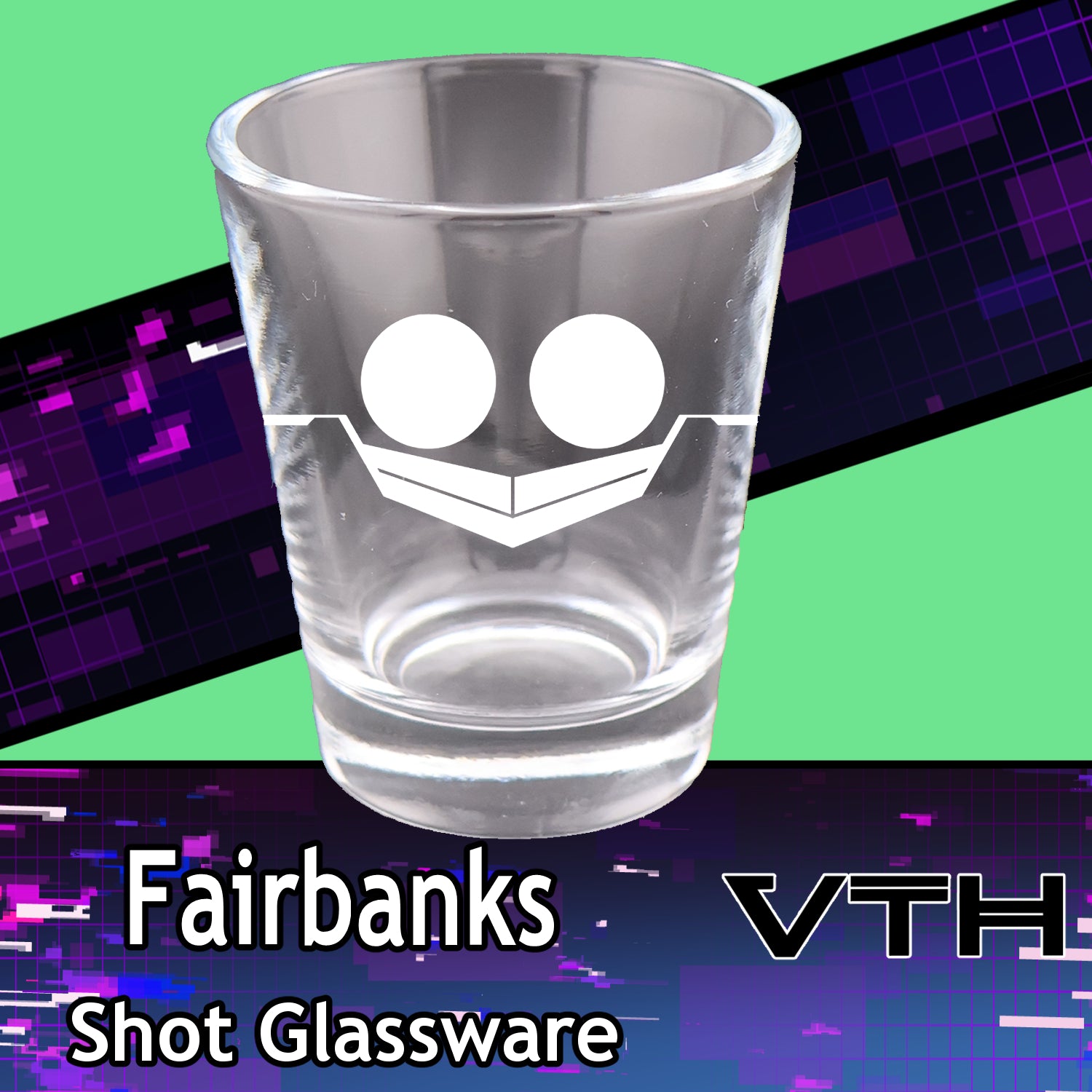 Fairbanks Logo Shot Glass