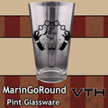 MarinGoRound Dark Ringleader Pint Glass