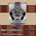 MarinGoRound Dark Ringleader Rocks Glass