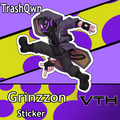 Grinzzon Sticker - TrashQwn