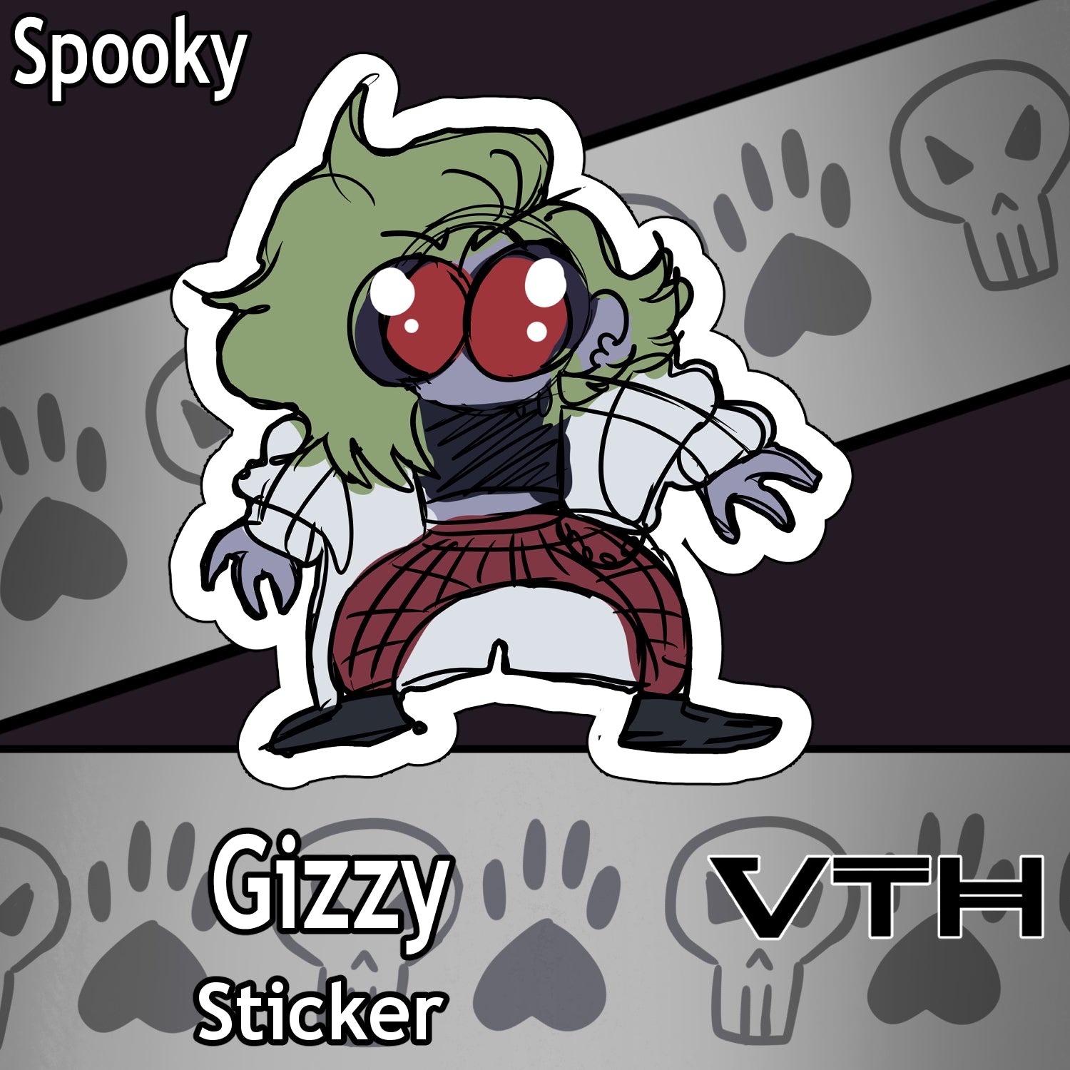 Gizzy Stand Stickers - Spooky