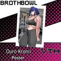 Gym Fit Ouro Kronii Poster - Brothbowl