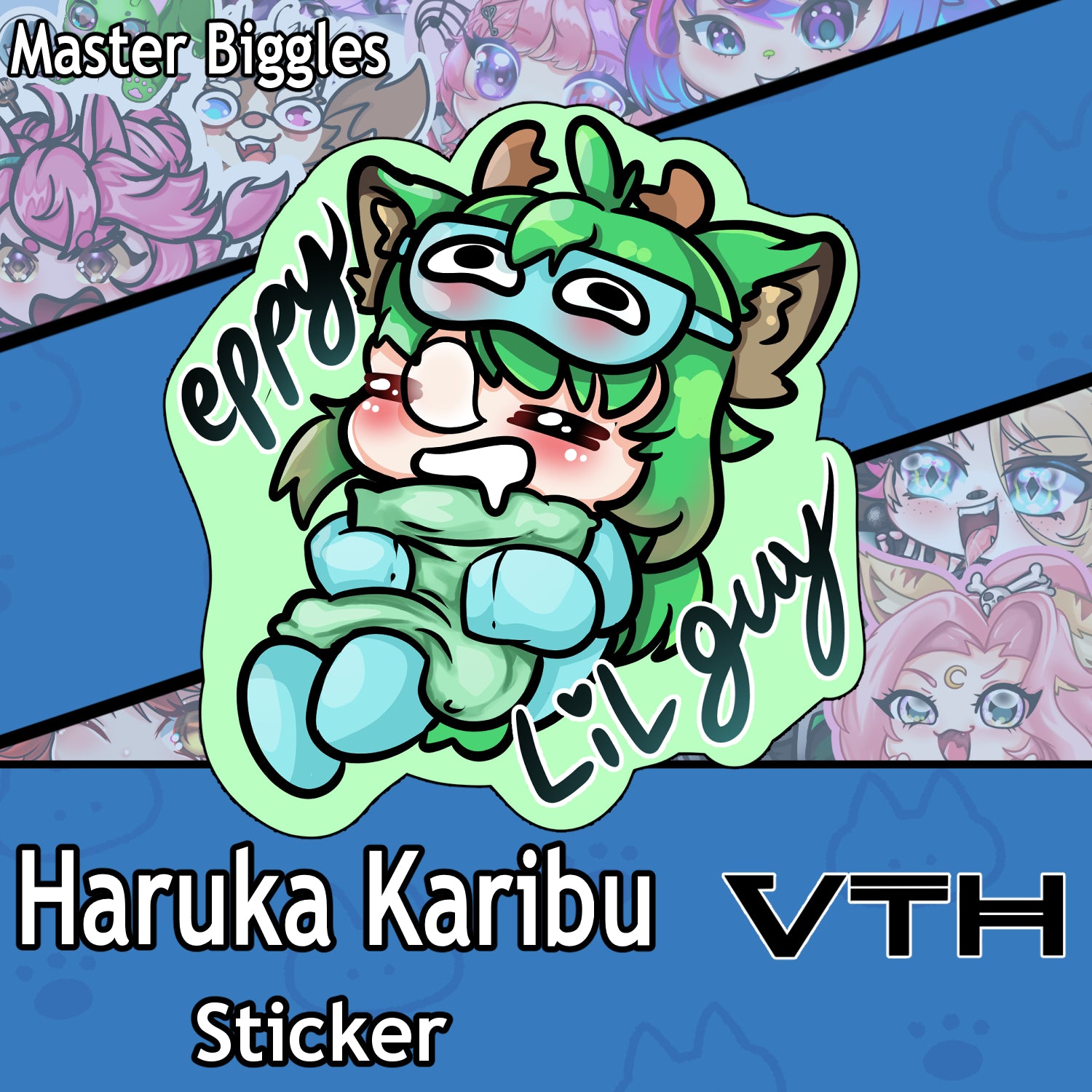Haruka Karibu Eppy Sticker - Master Biggles