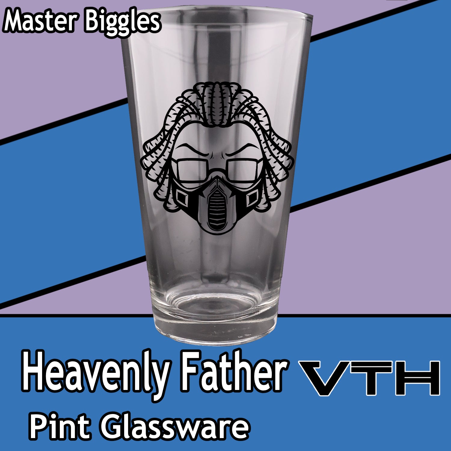 Heavenly Father Pint Glass - Master Biggles