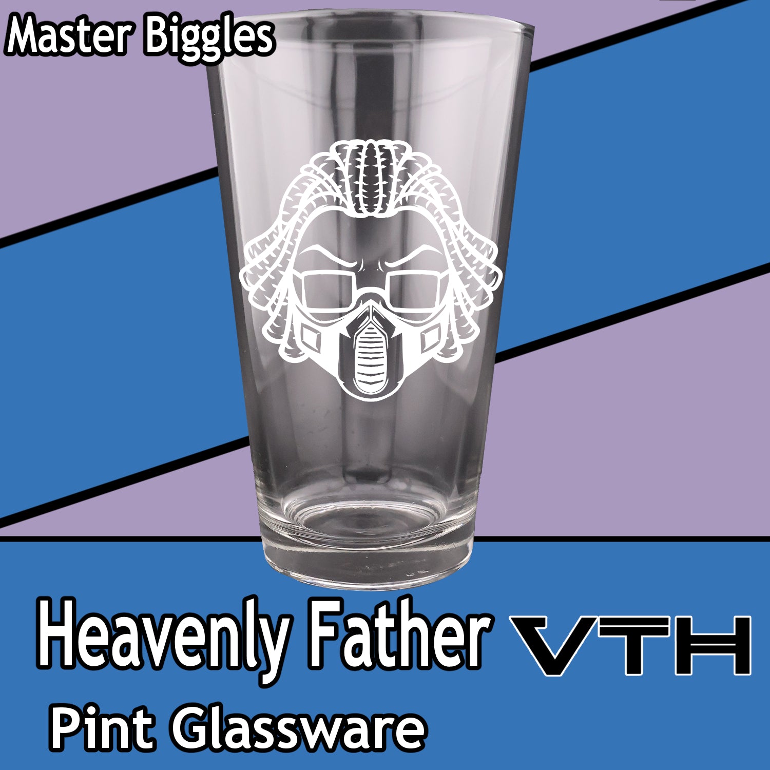 Heavenly Father Pint Glass - Master Biggles