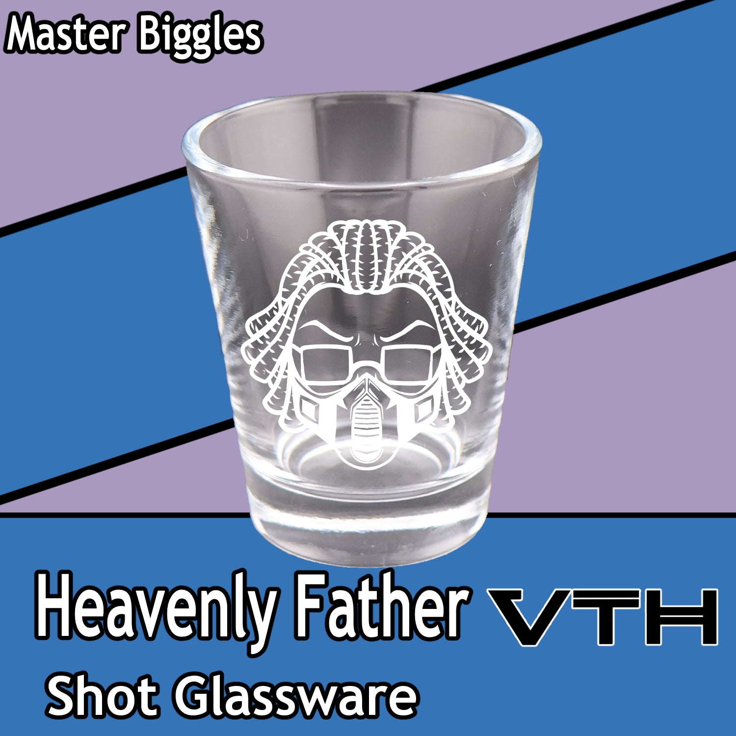 Heavenly Father Shot Glass - Master Biggles