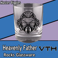 Heavenly Father Rocks Glass - Master Biggles