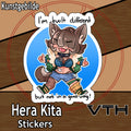 Hera Kita Built Different Sticker - Kunstgebilde