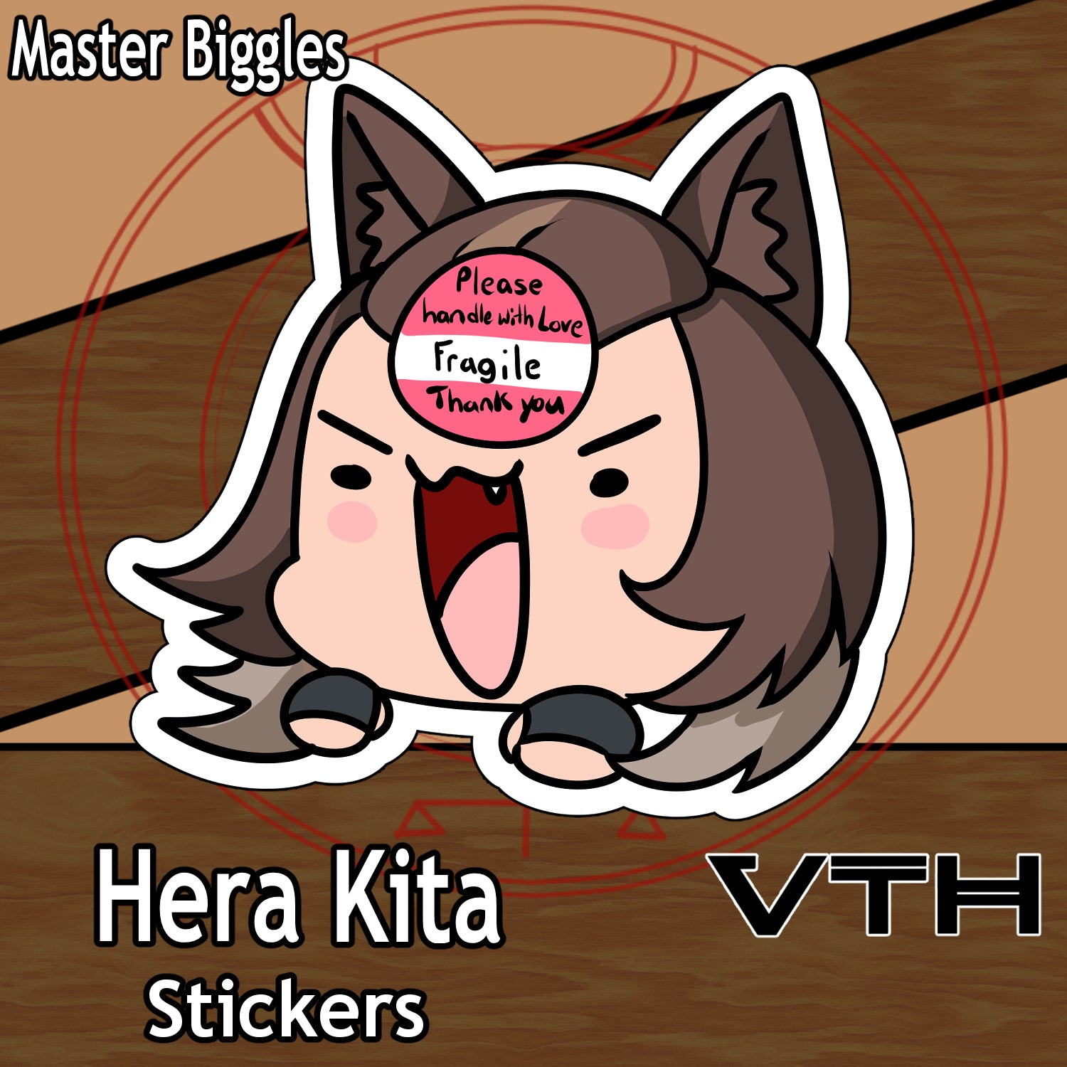 Hera Kita Fragile Sticker - Master Biggles